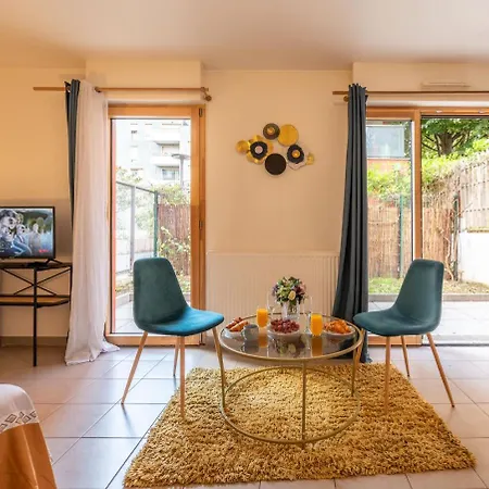 Superbe Appartement 1Min Metro7 Rez-De-Chaussee Aubervilliers Exterior photo