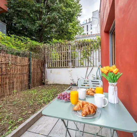 Superbe Appartement 1Min Metro7 Rez-De-Chaussee Aubervilliers Exterior photo