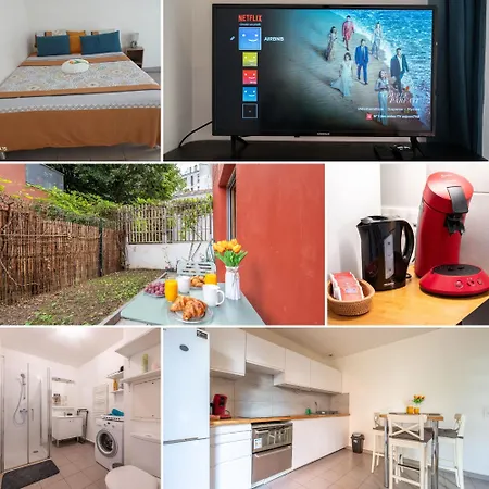 Superbe Appartement 1Min Metro7 Rez-De-Chaussee Aubervilliers Exterior photo